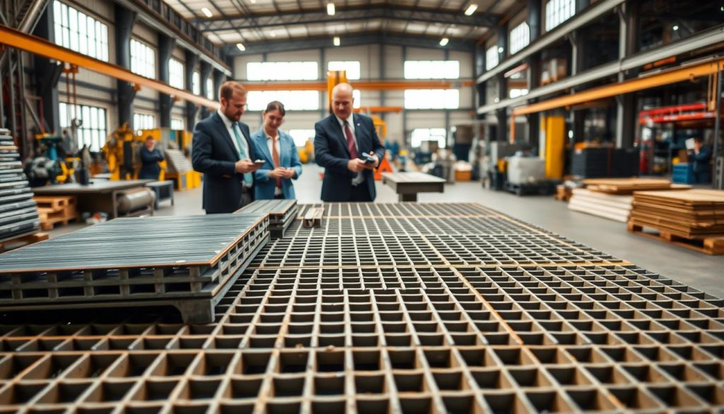 Selección de rejilla para instalación industrial